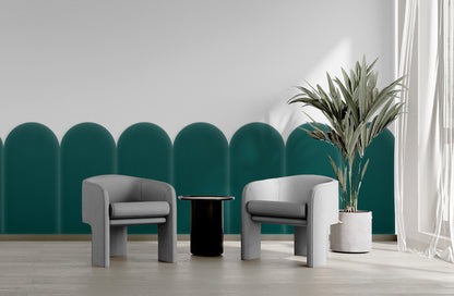 Upholstered Panel Magic Velvet Turquoise 30cm