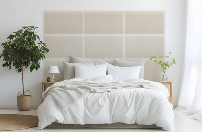 Upholstered Panel Magic Velvet Creamy
