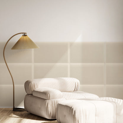 Upholstered Panel Magic Velvet Creamy