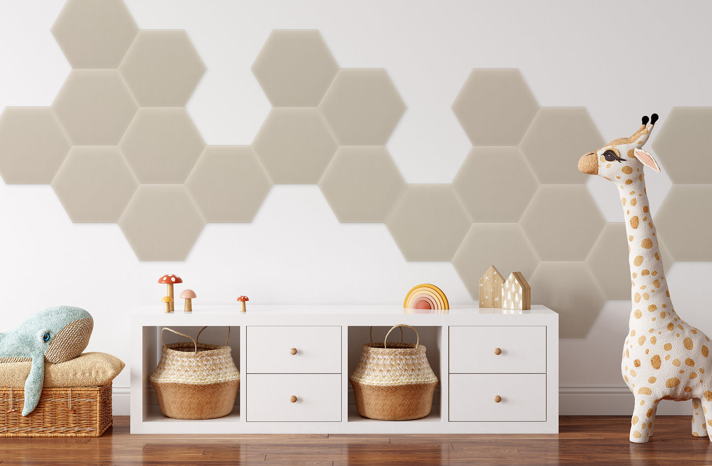 Upholstered Panel Magic Velvet Creamy