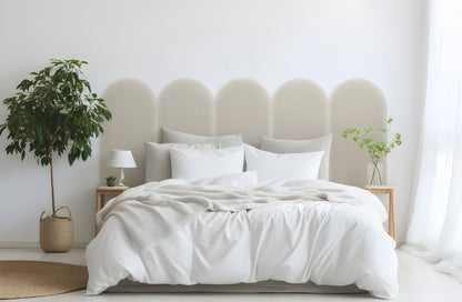 Upholstered Panel Magic Velvet Creamy 30cm