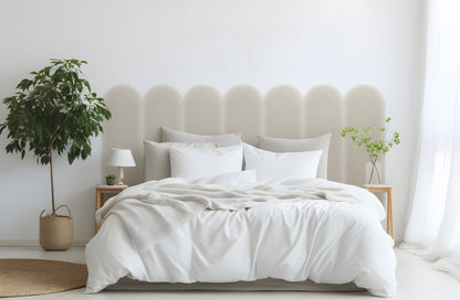 Upholstered Panel Magic Velvet Creamy 20cm