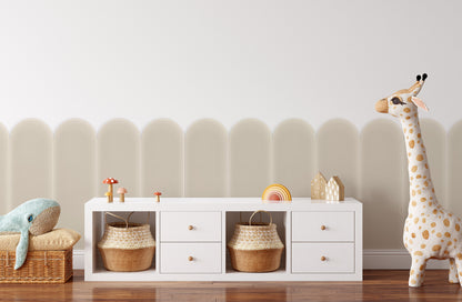 Upholstered Panel Magic Velvet Creamy 20cm