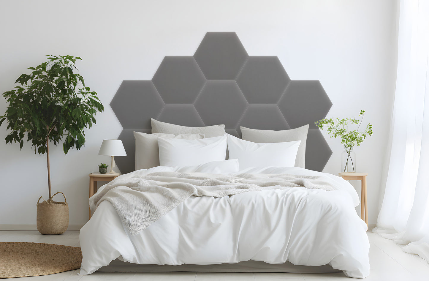 Upholstered Panel Magic Velvet Grey