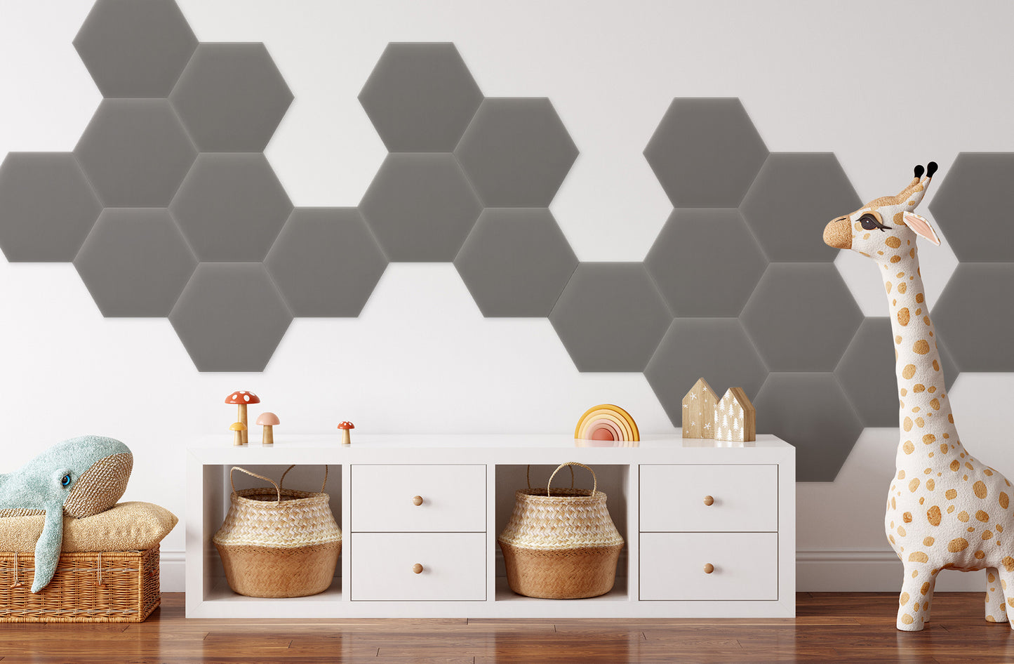 Upholstered Panel Magic Velvet Grey