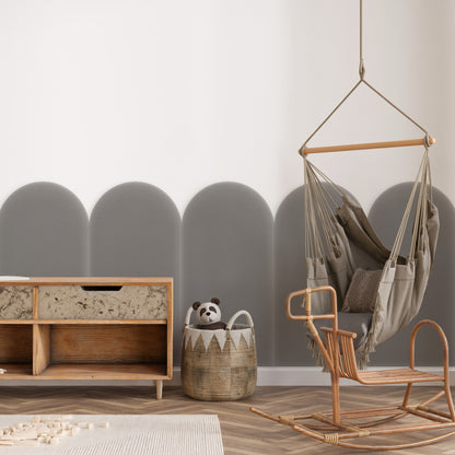 Upholstered Panel Magic Velvet Grey 30cm