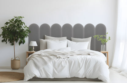 Upholstered Panel Magic Velvet Grey 20cm