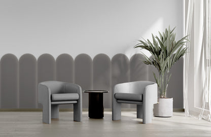 Upholstered Panel Magic Velvet Grey 20cm