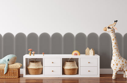 Upholstered Panel Magic Velvet Grey 20cm