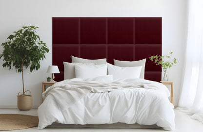 Upholstered Panel Magic Velvet Maroon