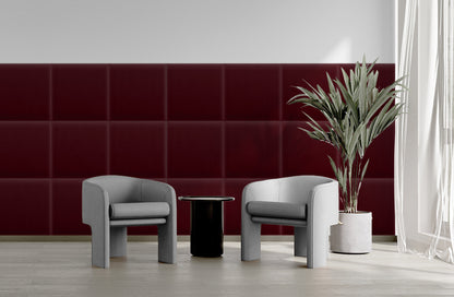 Upholstered Panel Magic Velvet Maroon