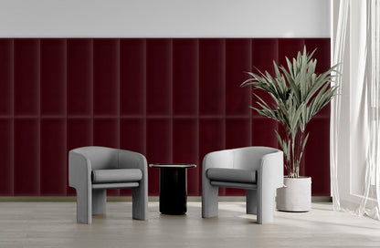 Upholstered Panel Magic Velvet Maroon