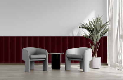 Upholstered Panel Magic Velvet Maroon