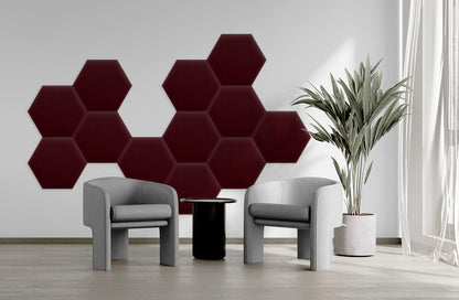 Upholstered Panel Magic Velvet Maroon