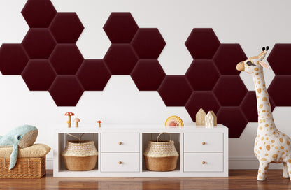 Upholstered Panel Magic Velvet Maroon