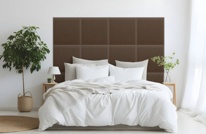 Upholstered Panel Magic Velvet Brown
