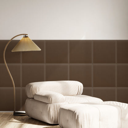 Upholstered Panel Magic Velvet Brown