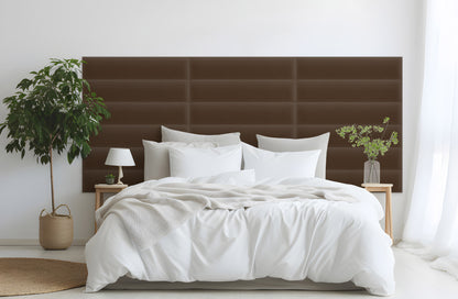 Upholstered Panel Magic Velvet Brown