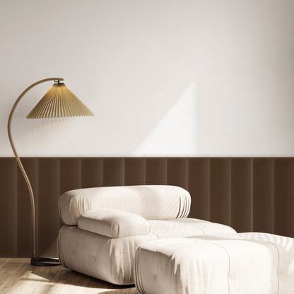 Upholstered Panel Magic Velvet Brown