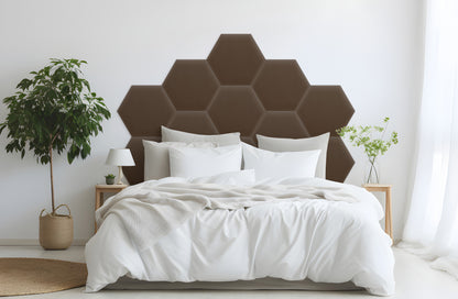 Upholstered Panel Magic Velvet Brown
