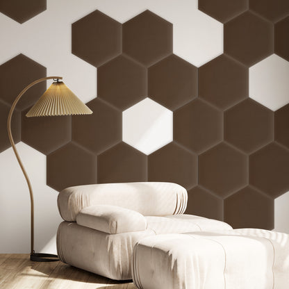 Upholstered Panel Magic Velvet Brown