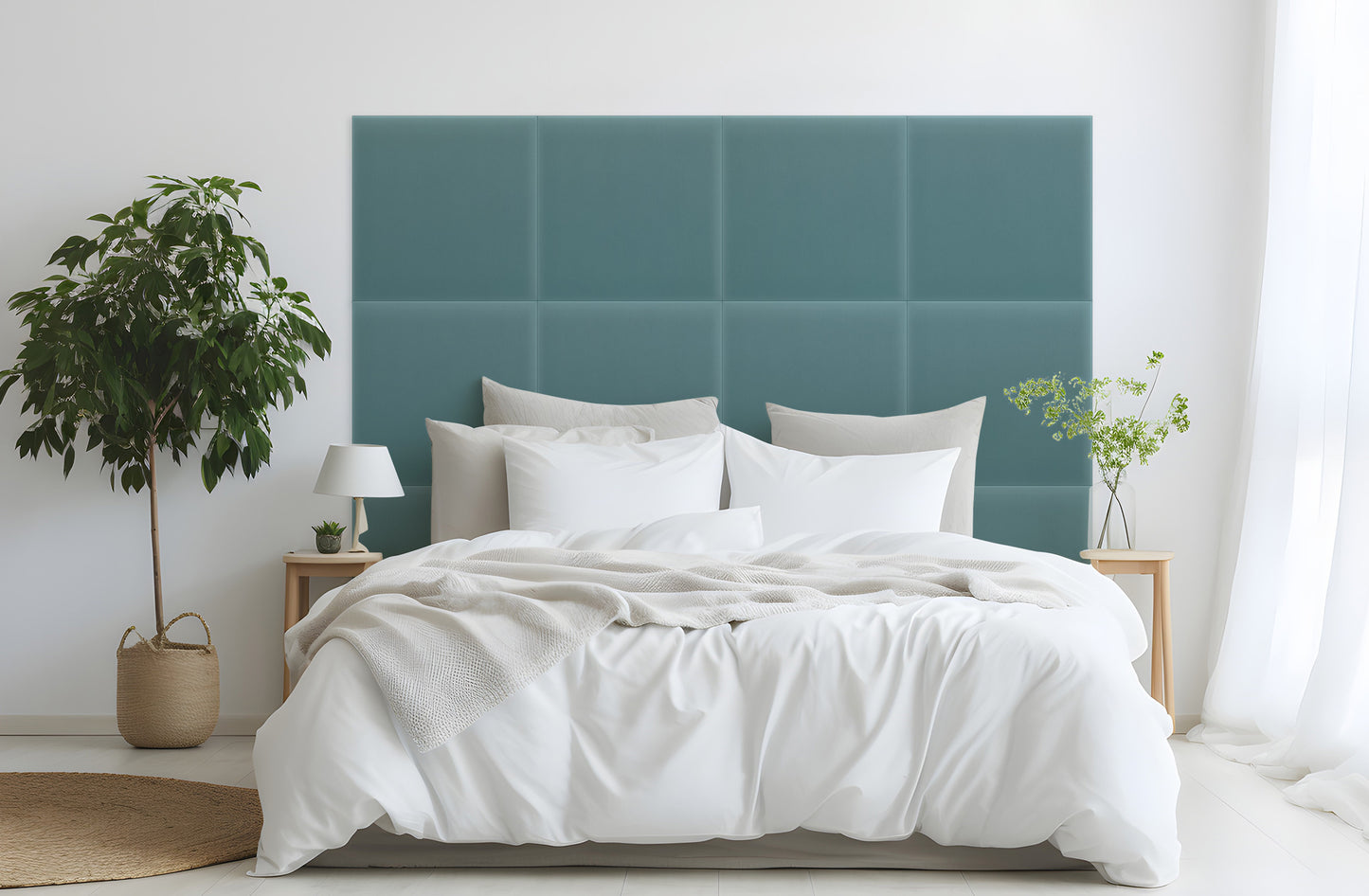 Upholstered Panel Magic Velvet Azure