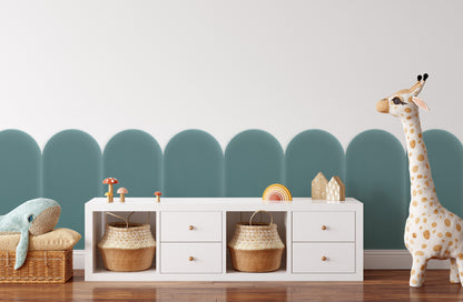 Upholstered Panel Magic Velvet Azure 30cm
