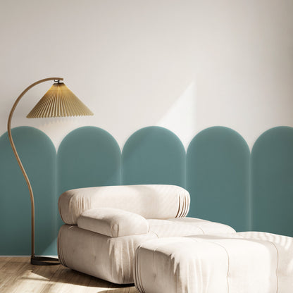 Upholstered Panel Magic Velvet Azure 30cm