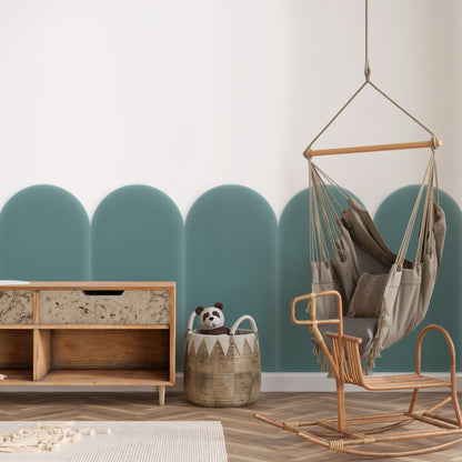 Upholstered Panel Magic Velvet Azure 30cm