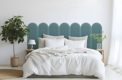 Upholstered Panel Magic Velvet Azure 20cm