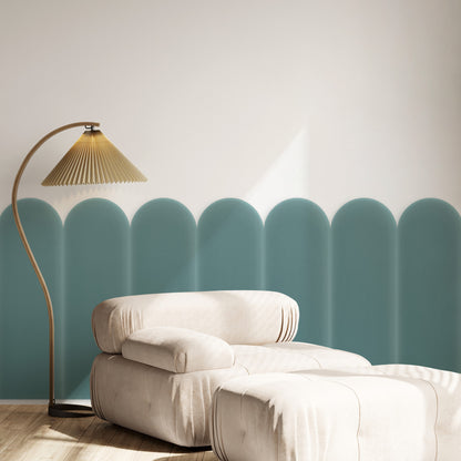 Upholstered Panel Magic Velvet Azure 20cm