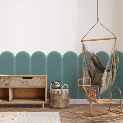 Upholstered Panel Magic Velvet Azure 20cm