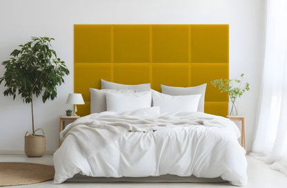 Upholstered Panel Magic Velvet Yellow