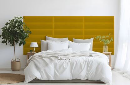 Upholstered Panel Magic Velvet Yellow