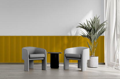 Upholstered Panel Magic Velvet Yellow