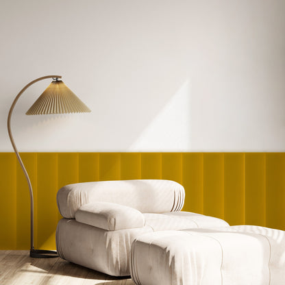 Upholstered Panel Magic Velvet Yellow