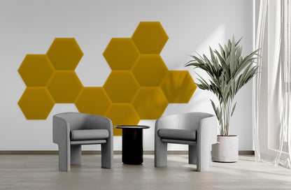 Upholstered Panel Magic Velvet Yellow