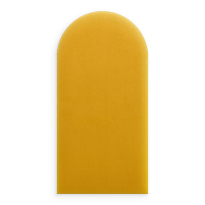 Upholstered Panel Magic Velvet Yellow 30cm