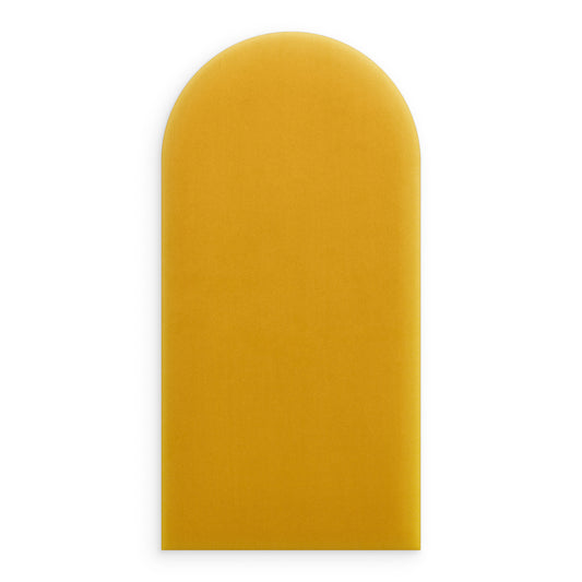 Upholstered Panel Magic Velvet Yellow 30cm