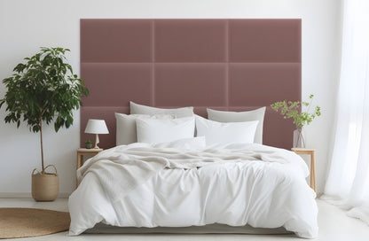 Upholstered Panel Magic Velvet Dirty Pink