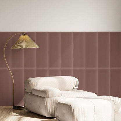 Upholstered Panel Magic Velvet Dirty Pink