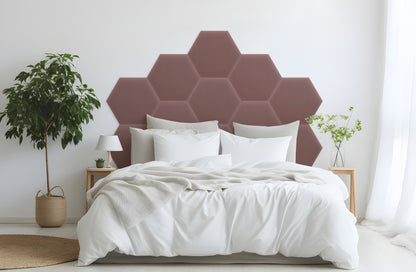 Upholstered Panel Magic Velvet Dirty Pink