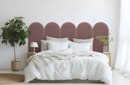 Upholstered Panel Magic Velvet Dirty Pink 30cm