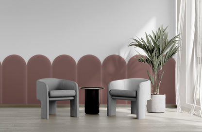 Upholstered Panel Magic Velvet Dirty Pink 30cm