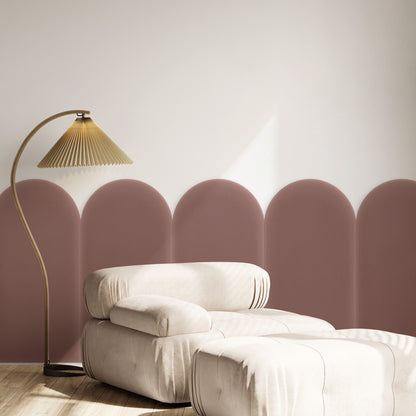 Upholstered Panel Magic Velvet Dirty Pink 30cm