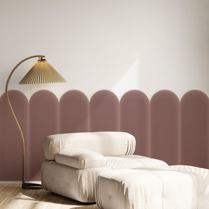 Upholstered Panel Magic Velvet Dirty Pink 20cm