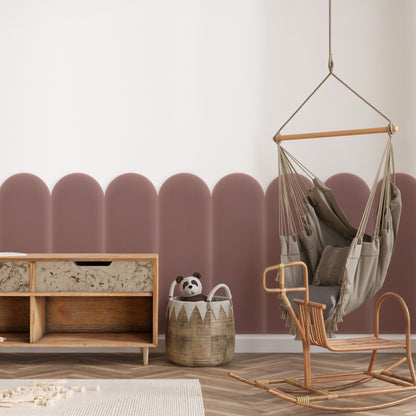 Upholstered Panel Magic Velvet Dirty Pink 20cm