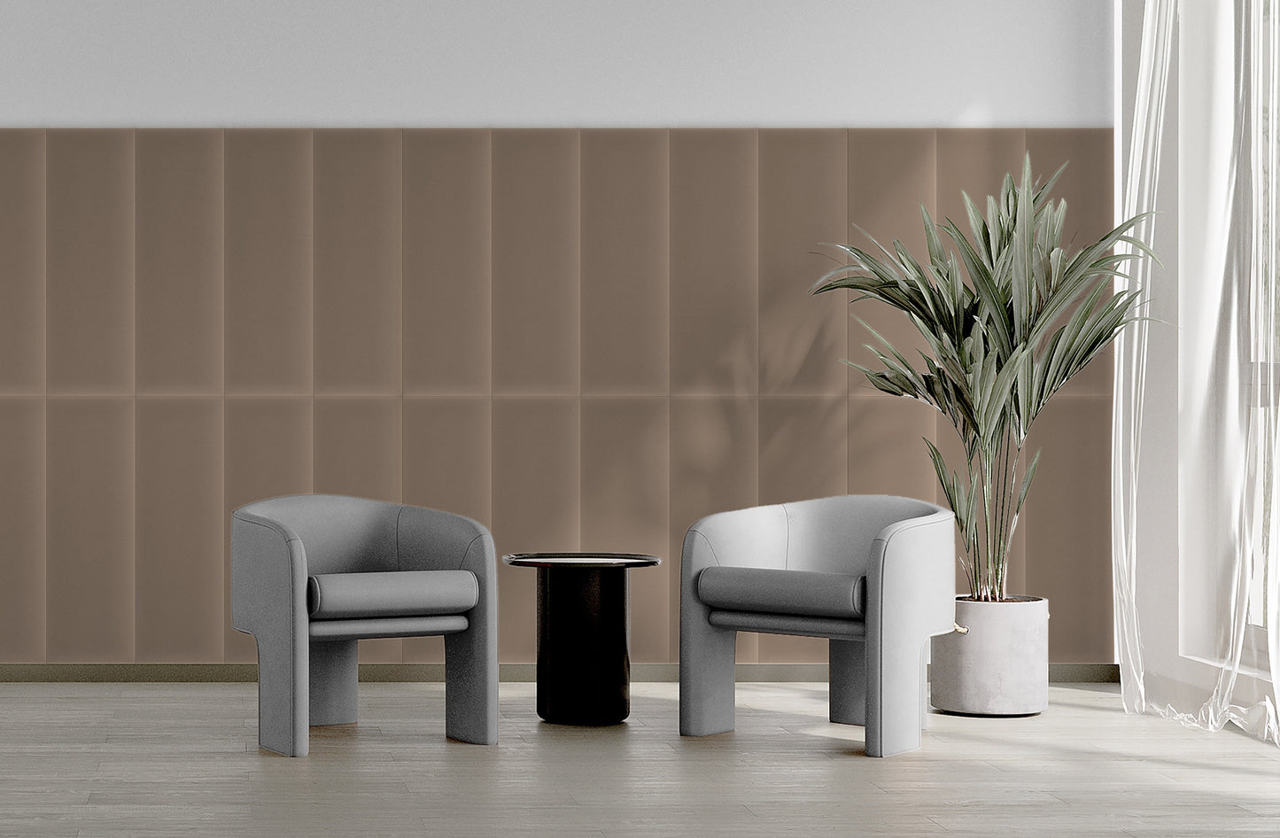 Upholstered Panel Magic Velvet Beige