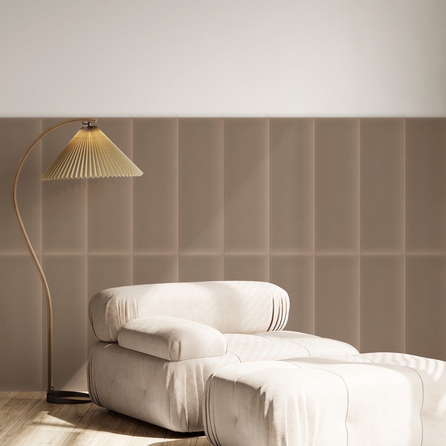 Upholstered Panel Magic Velvet Beige