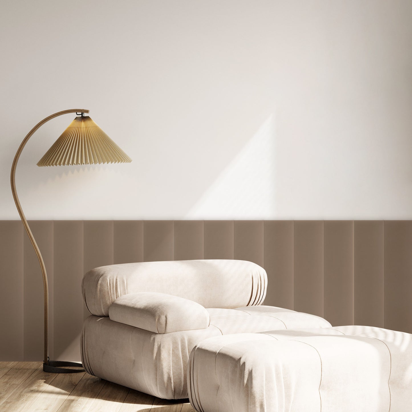 Upholstered Panel Magic Velvet Beige